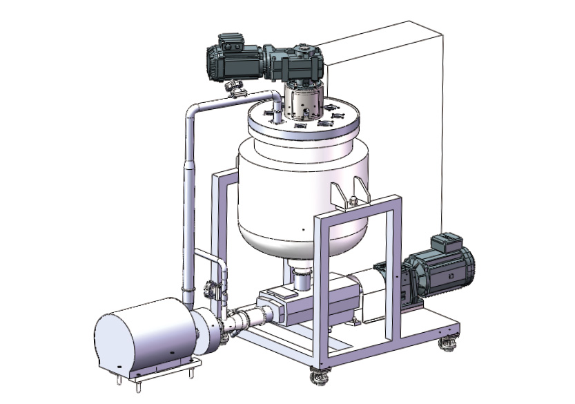 Homogenizing and emulsifying equipment